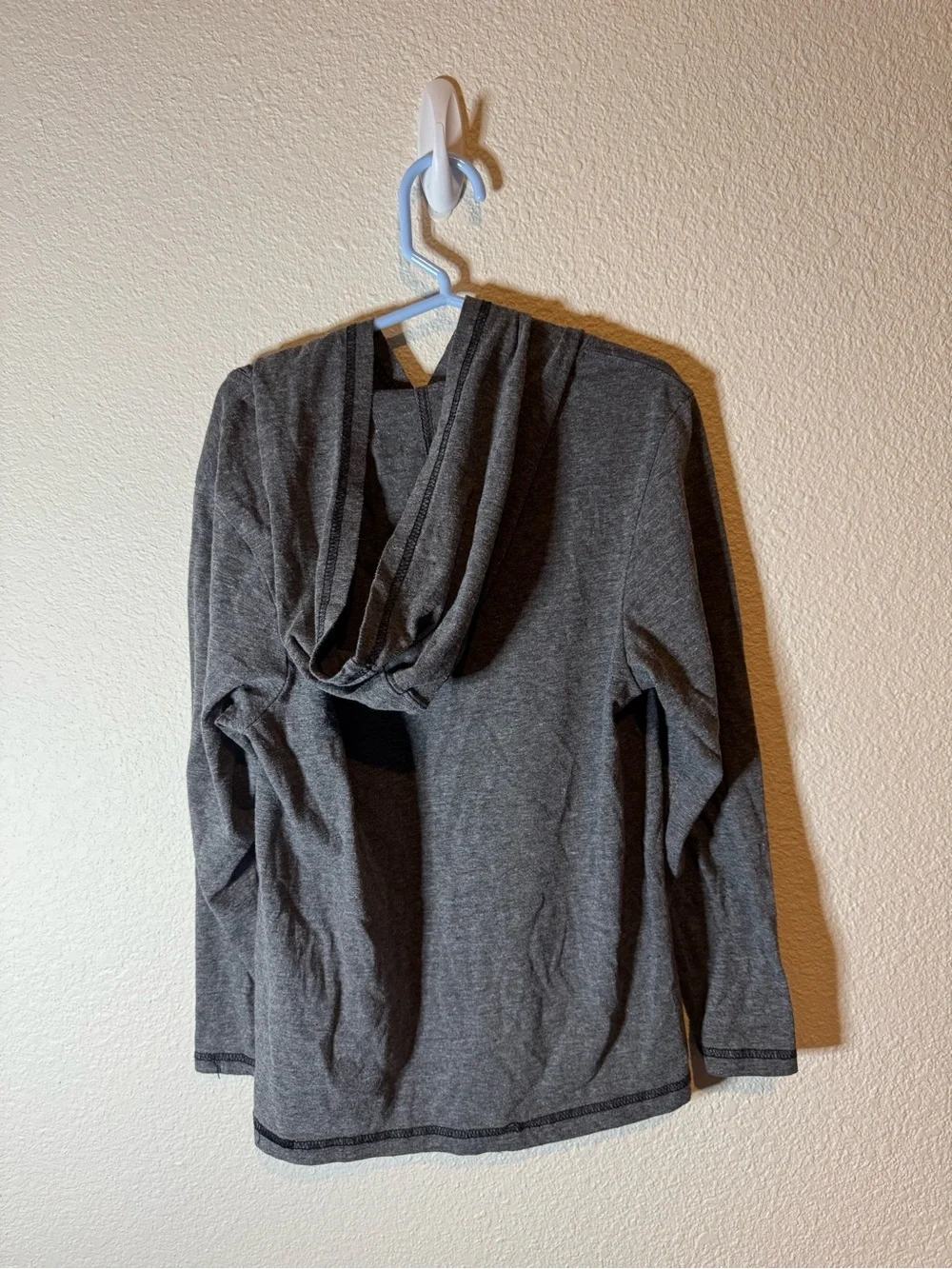 Cape Cod Massachusetts Gray Hooded Long Sleeve Tee